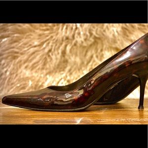 Stuart Weitzman Patent Leather Tortoiseshell Pump